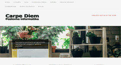 Desktop Screenshot of carpediem.si